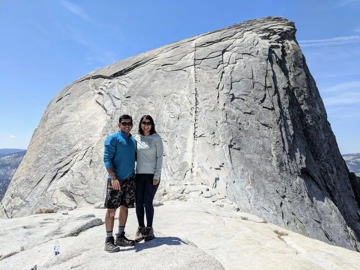 Climbing Half Dome